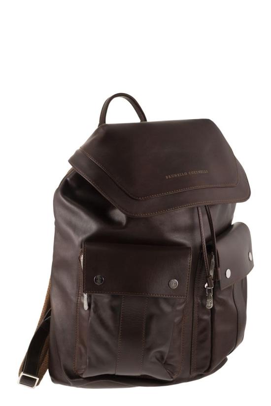  브루넬로 쿠치넬리 백팩 MBCIBU325 C8457 BURGUNDY - BRUNELLO CUCINELLI