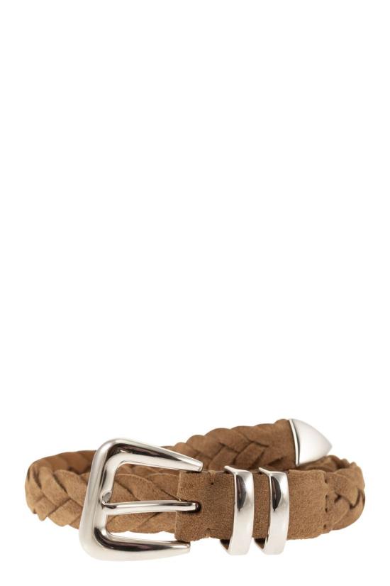  브루넬로 쿠치넬리 가죽 벨트 MAURP253 C7962 BROWN