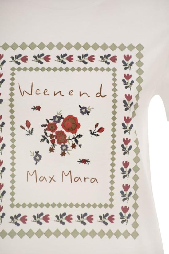 26FW 위켄드막스마라 반팔 티셔츠 2625976041600 005 WHITE - WEEKEND MAX MARA
