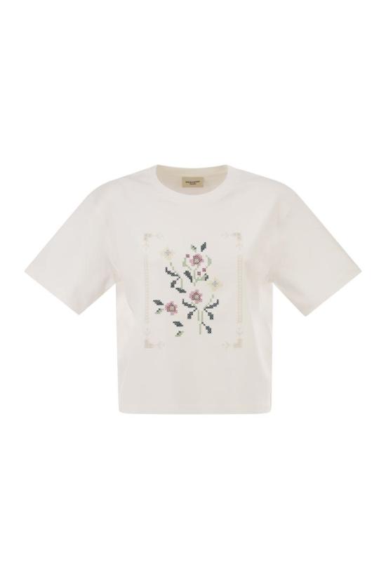 26FW 위켄드막스마라 반팔 티셔츠 2625976051600 003 WHITE