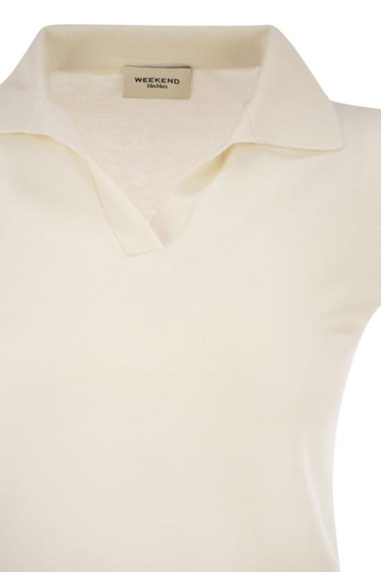 26FW 위켄드막스마라 폴로 티셔츠 2625366141600 001 ECRU - WEEKEND MAX MARA