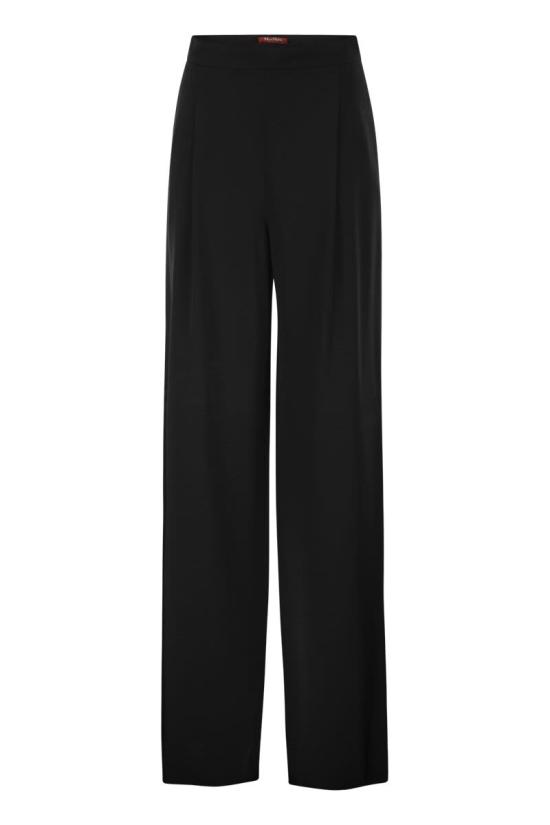 26FW 막스마라 스트레이트 팬츠 2626136033600 015 BLACK