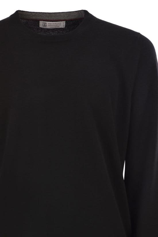 브루넬로 쿠치넬리 캐시미어 니트 M2200100 CH101 BLACK - BRUNELLO CUCINELLI