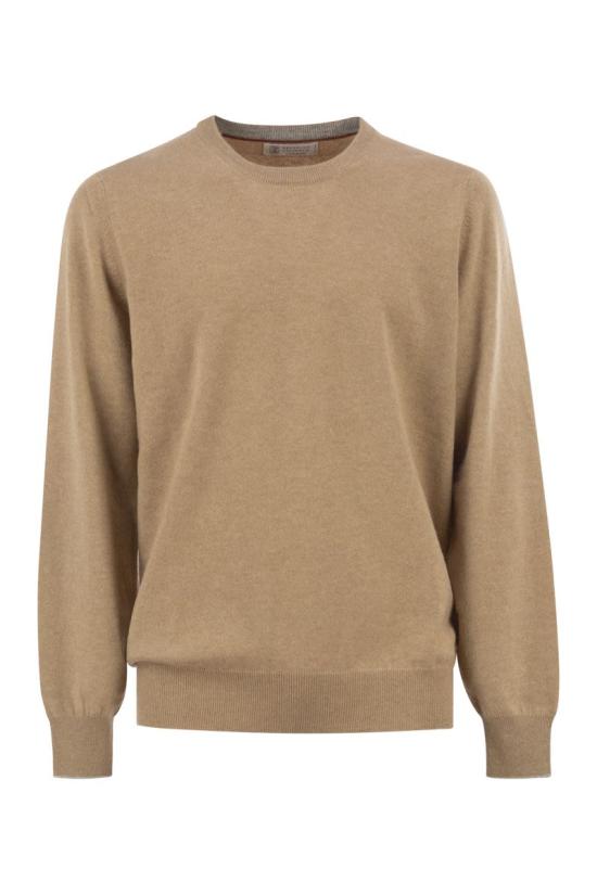  브루넬로 쿠치넬리 캐시미어 니트 M2200100 CM338 CAMEL