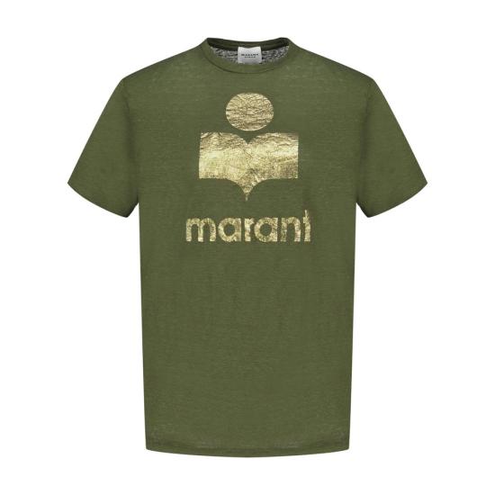 26FW 이자벨마랑 즈웰 로고 티셔츠 TS0001FBA1N10EKHGO KHAKI
