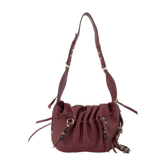 26FW 이자벨마랑 숄더백 PP0406FAC4C05M80BY BURGUNDY