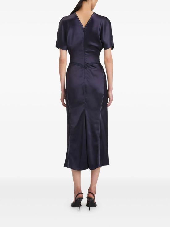26FW 빅토리아 베컴 롱 원피스 1325WDR005227D 3256 BLUE - VICTORIA BECKHAM