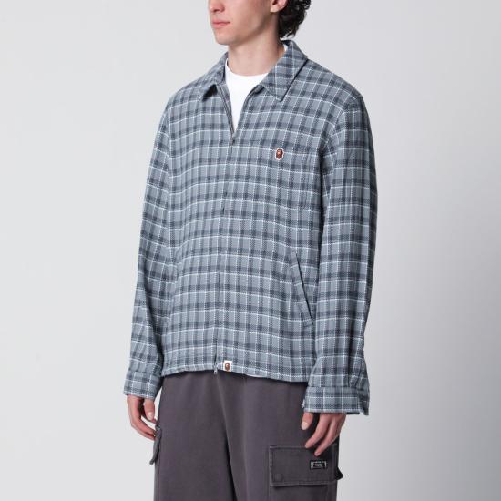 26SS 베이프 긴팔 셔츠 001SHM301004MCO NA BLUE