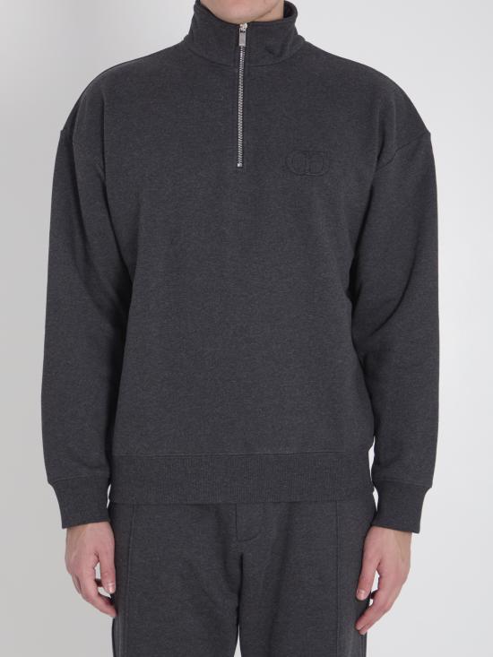 26SS 디올 집업 니트 513J635A0531 988 GREY