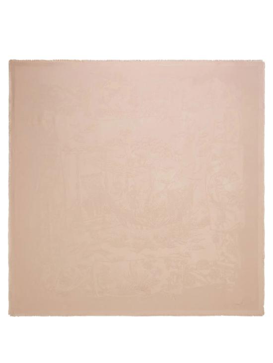 26FW 살바토레 페라가모 머플러/스카프 3212880795170 SCALLOP NUDE NEUTRALS