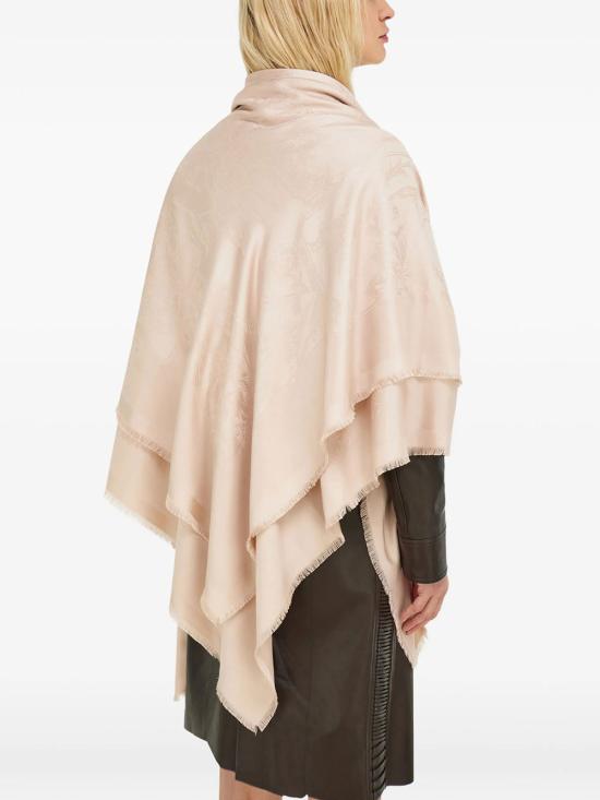 26FW 살바토레 페라가모 머플러/스카프 3212880795170 SCALLOP NUDE NEUTRALS - SALVATORE FERRAGAMO