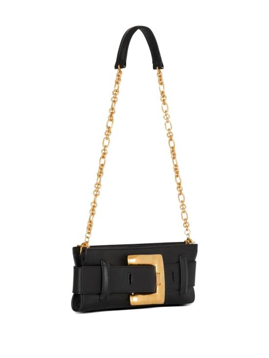 26FW 발망 와이드 벨트 FN0LB024LVAA0PA BLACK - BALMAIN