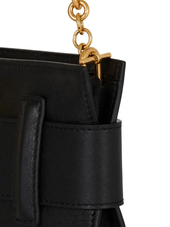 26FW 발망 와이드 벨트 FN0LB024LVAA0PA BLACK - BALMAIN