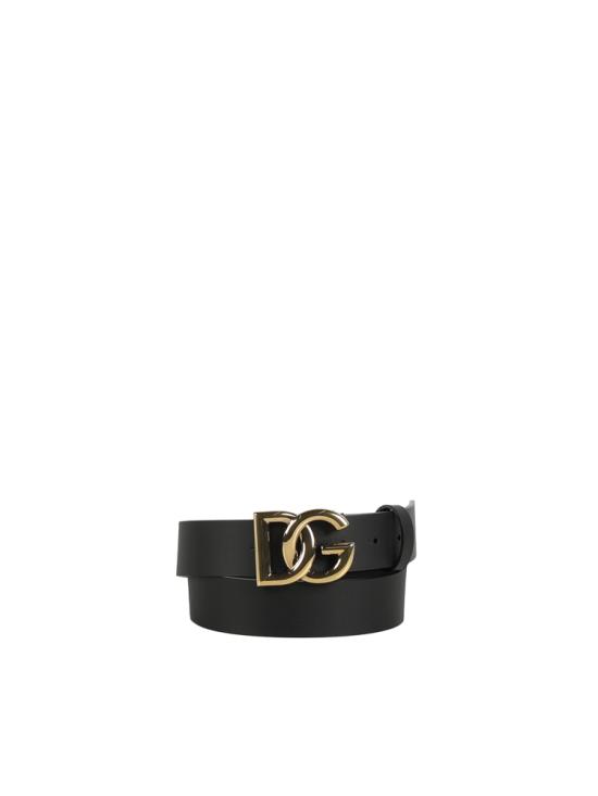 26FW 돌체앤가바나 가죽 벨트 BC4644 AX6228E831 BLACK - DOLCE & GABBANA