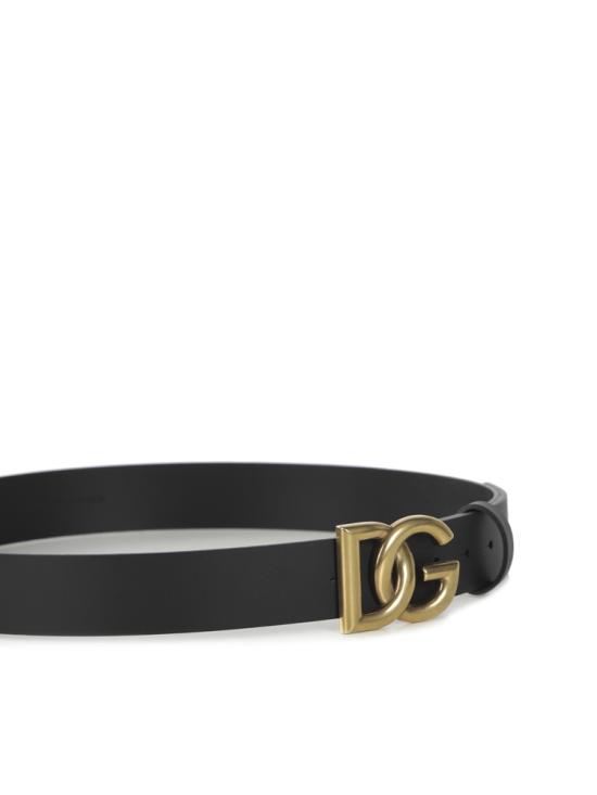 26FW 돌체앤가바나 가죽 벨트 BC4644 AX6228E831 BLACK - DOLCE & GABBANA