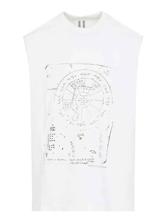 26SS 릭 오웬스 민소매 티셔츠 RR01F2132JAEP131109 White