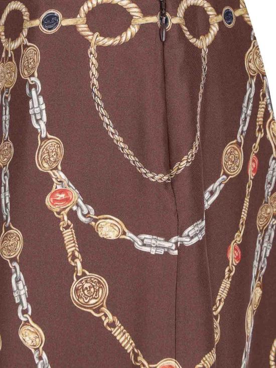 26SS 베르사체 미디 스커트 10246901A179525N940 Brown - VERSACE