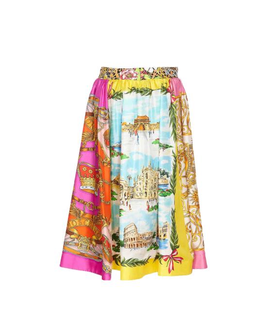  모스키노 미디 스커트 0117 0551 1888 MULTICOLOR - MOSCHINO