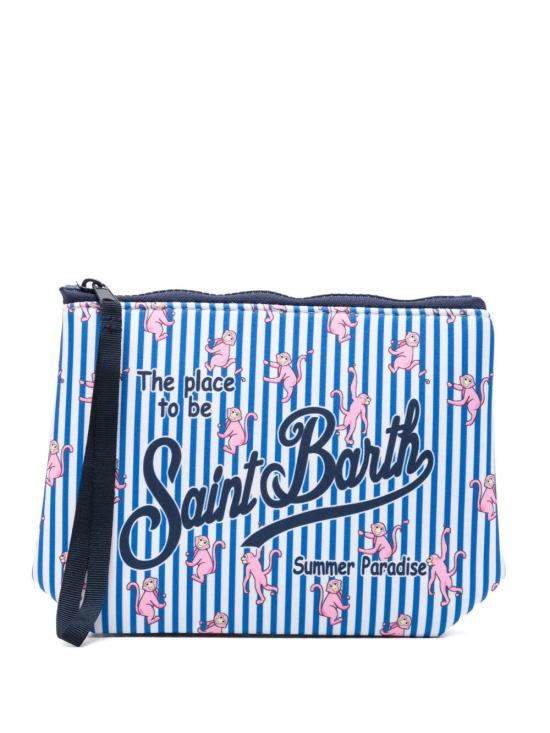 26SS 세인트바쓰 클러치/파우치 ALIN001 00225L MONKEYS STRIPES S 17