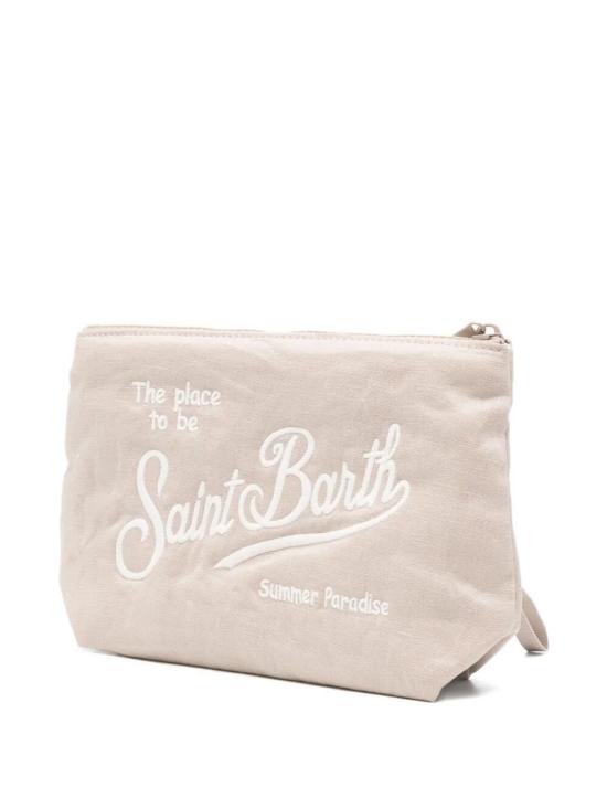 26SS 세인트바쓰 클러치/파우치 ALI0051 01278L VINTAGE 11 BEIGE EMB - MC2 SAINT BARTH