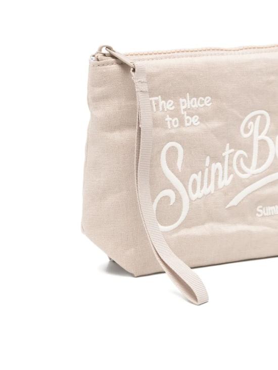 26SS 세인트바쓰 클러치/파우치 ALI0051 01278L VINTAGE 11 BEIGE EMB - MC2 SAINT BARTH
