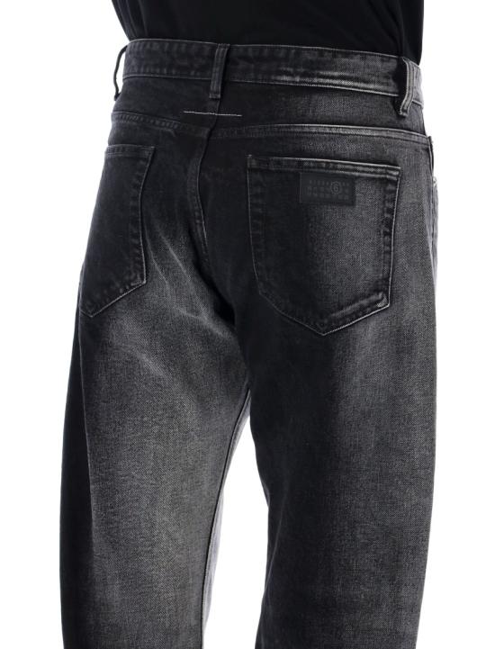 25FW MM6 메종마르지엘라 스트레이트 레그 진 SH2LA0037S30743971 Black - MM6 MAISON MARGIELA