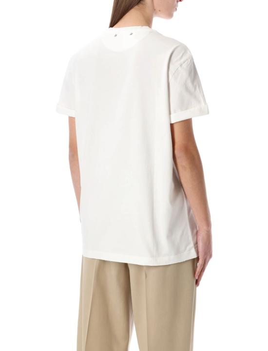 26SS 골든구스 반팔 티셔츠 GMP01220P00063810363 White - GOLDEN GOOSE