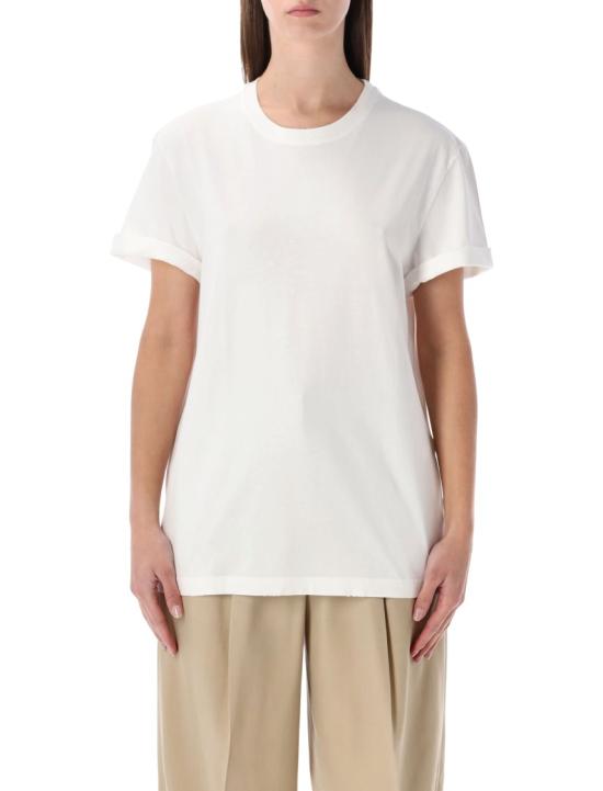 26SS 골든구스 반팔 티셔츠 GMP01220P00063810363 White - GOLDEN GOOSE