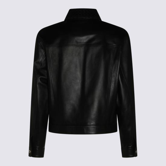 26SS 보테가베네타 가죽 자켓 869367 V64W0 1010 DARK CARUBO DOM - BOTTEGA VENETA