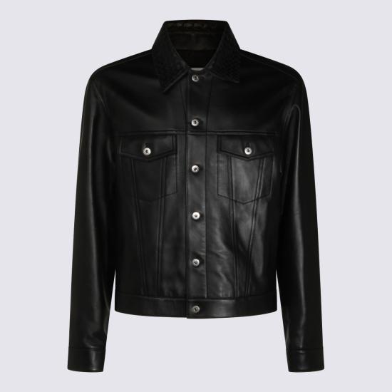 26SS 보테가베네타 가죽 자켓 869367 V64W0 1010 DARK CARUBO DOM - BOTTEGA VENETA