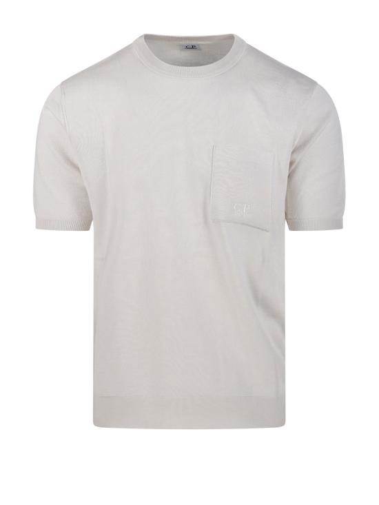 26SS 씨피 컴퍼니 스웨터 20CMKN235A 110659A 103 GAUZE WHITE DOM