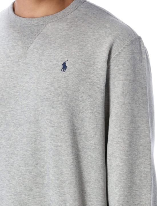 26SS 폴로 랄프로렌 포니 로고 자수 맨투맨 710766772004 Grey - POLO RALPH LAUREN