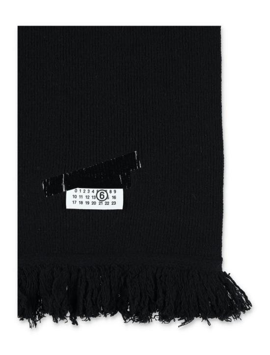 25FW MM6 메종마르지엘라 머플러/스카프 S62TE0058M13168900S Black - MM6 MAISON MARGIELA