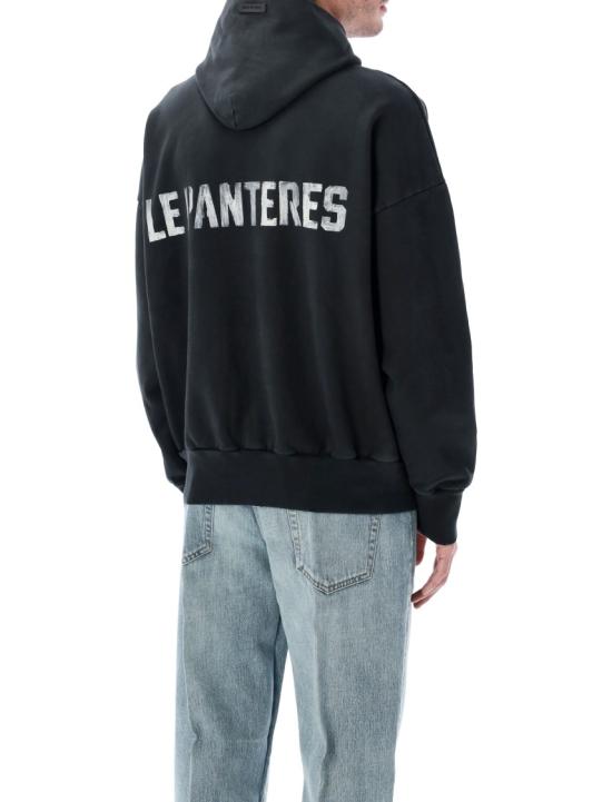 25FW 피어오브갓 릴렉스핏 로고 플리스 후드 티셔츠 FG25FW1212108BHFU001 Black - FEAR OF GOD