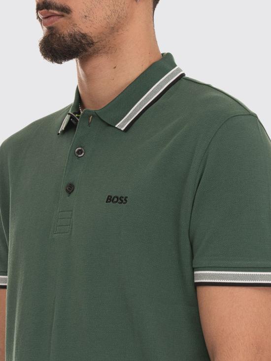 26SS 보스 폴로 티셔츠 50469055 365 Forest Green - BOSS