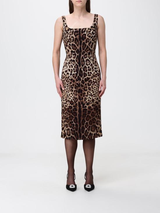 26SS 돌체앤가바나 롱 원피스 F6F4ZTGDCLX HY13M Brown