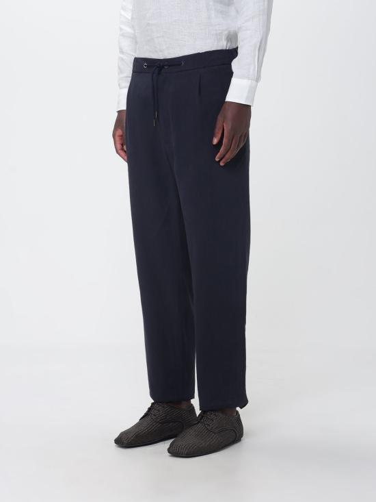 26SS 조르지오 아르마니 스트레이트 팬츠 GM001625TE10954 UB115 Blue - GIORGIO ARMANI