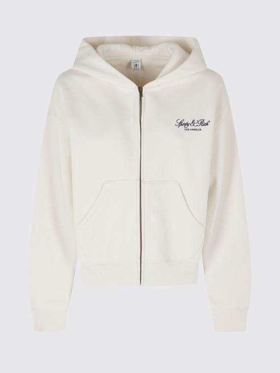 26SS 스포티앤리치 후드 티셔츠 ST09476269WH37 3911 Ecru - SPORTY & RICH