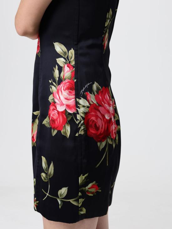 26SS 돌체앤가바나 롱 원피스 F6CLMTFSICD HN5ZN Black - DOLCE & GABBANA
