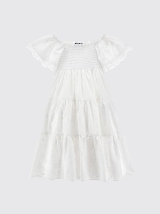 26SS [키즈] 에르마노 설비노 원피스 Z1G9057942 0099 White