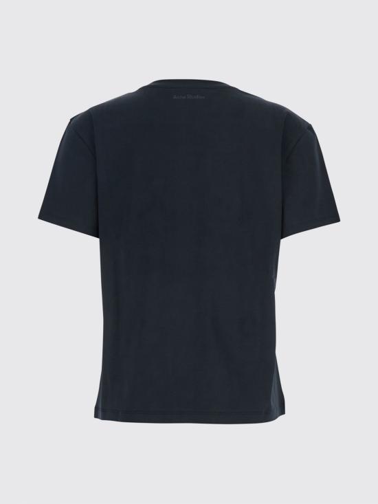 26SS 아크네 스튜디오 레귤러 핏 티셔츠 CL0309 900 Black - ACNE STUDIOS