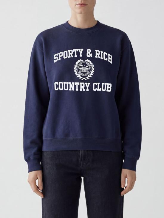 26SS 스포티앤리치 스웨터 ST09876218BL106 3902 Navy