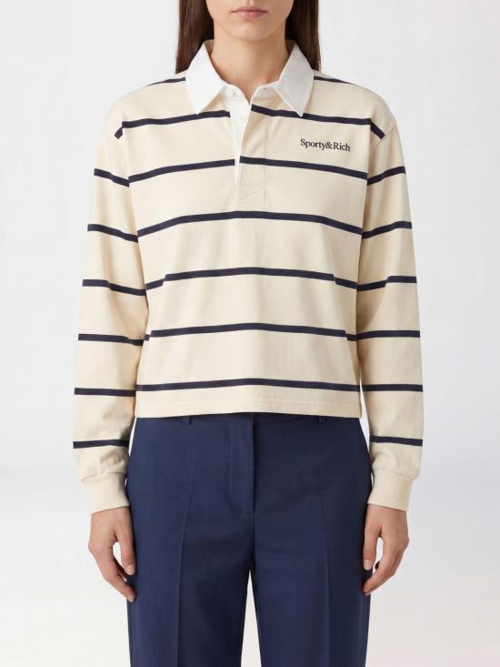 26SS 스포티앤리치 폴로 티셔츠 TO00876300YE22 3709 Navy