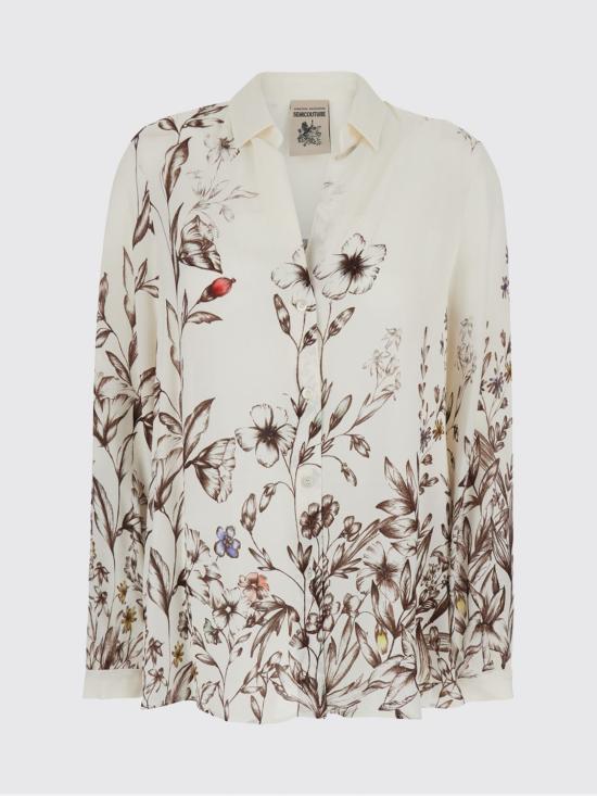 26SS 세미쿠튀르 블라우스 Y6SS52 FLW60 White - SEMI-COUTURE