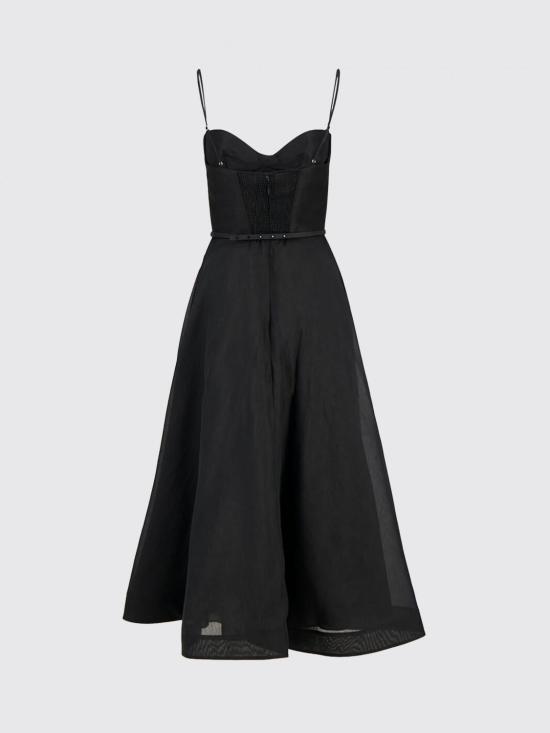 26SS 짐머만 롱 원피스 7477DS261 BLK Black - ZIMMERMANN