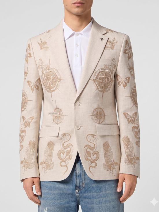 26SS 필립 플레인 수트 자켓 SAFCMRF2135PTE003N 06 Beige
