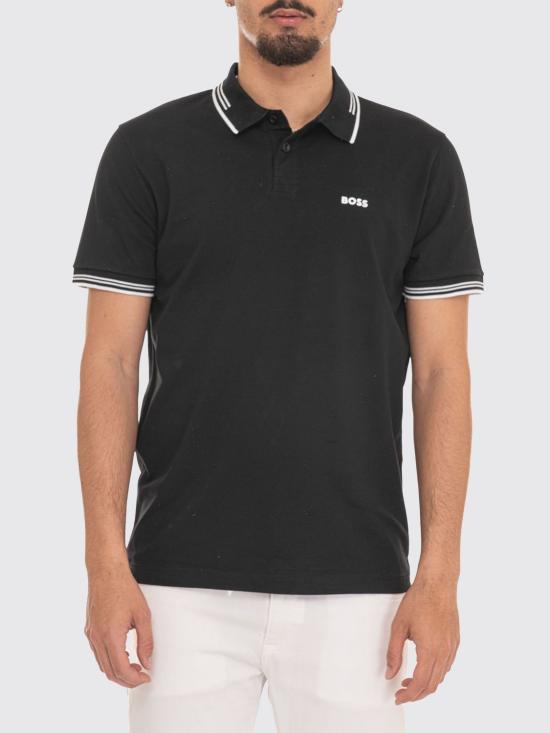 26SS 보스 폴로 티셔츠 50506193 001 Black