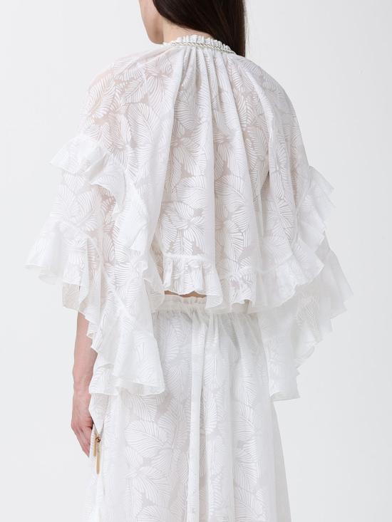 26SS 짐머만 블라우스 6883TRS263 IVO Ivory - ZIMMERMANN