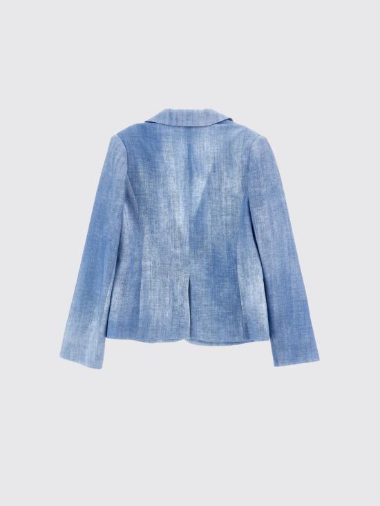 26SS [키즈] 에르마노 설비노 데님 자켓 Z1G1017366 0062 Gnawed Blue - ERMANNO SCERVINO
