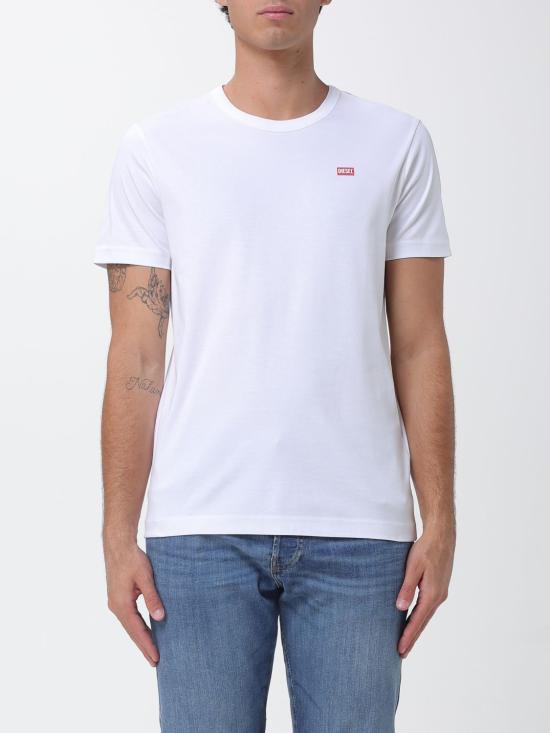 26SS 디젤 T-미에고르 코튼 티셔츠 A148190PJBG 100 White